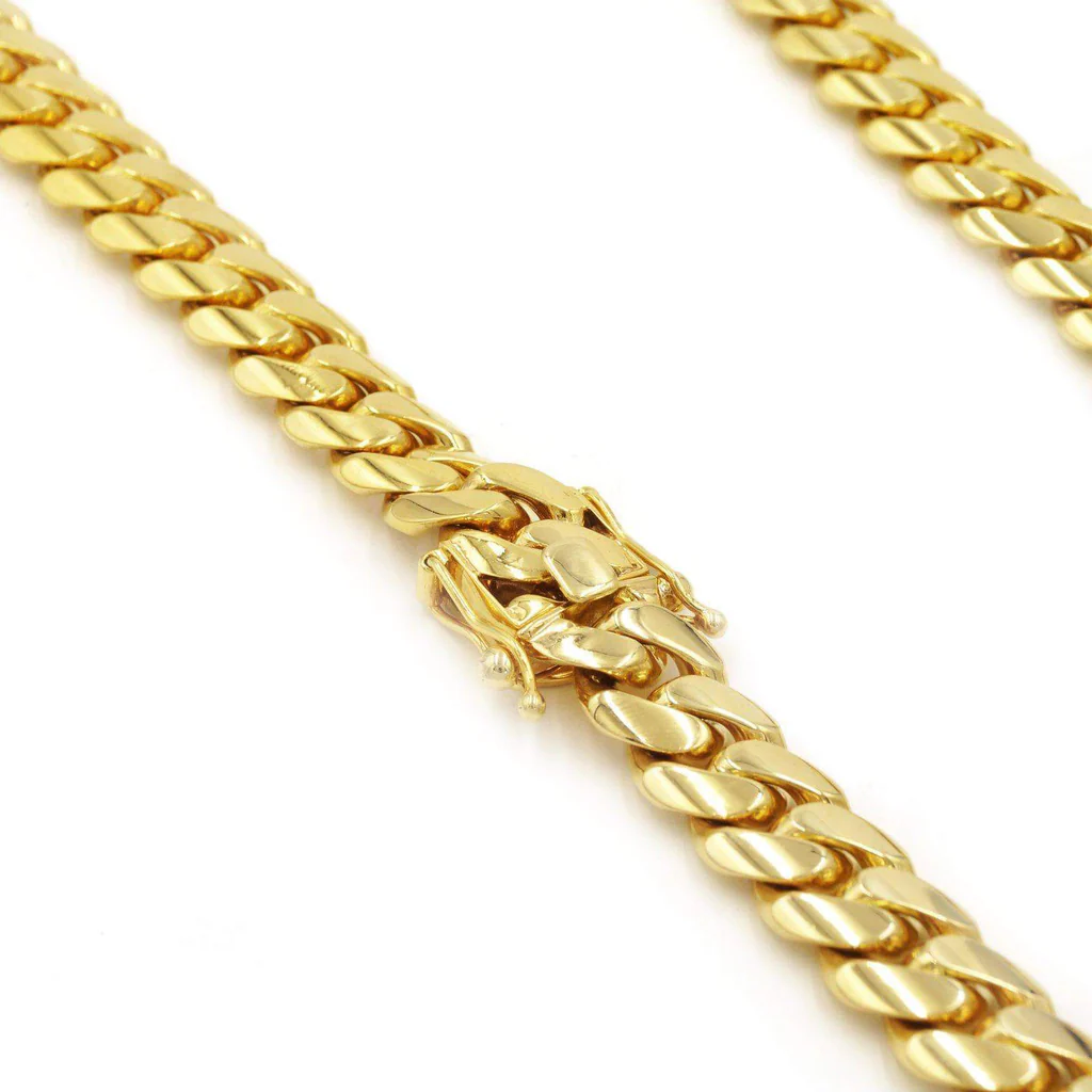 10K Yellow Gold Miami Cuban Chain – 8MM